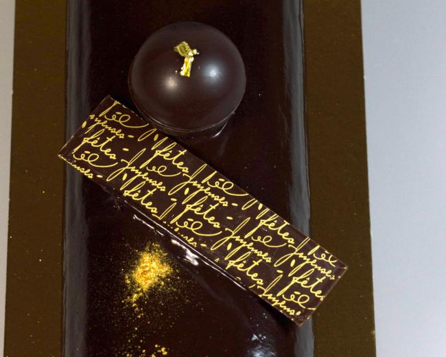 Bûche 3 chocolats
