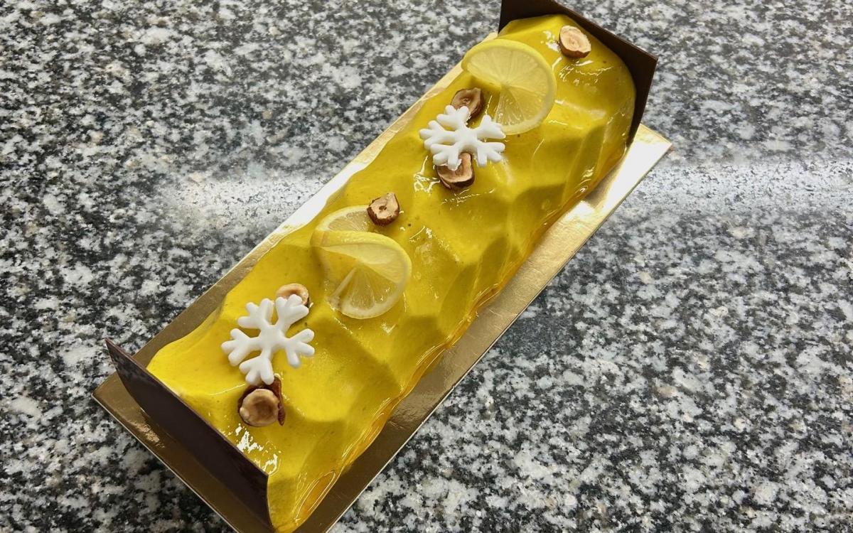 Bûche Noisette/Citron
