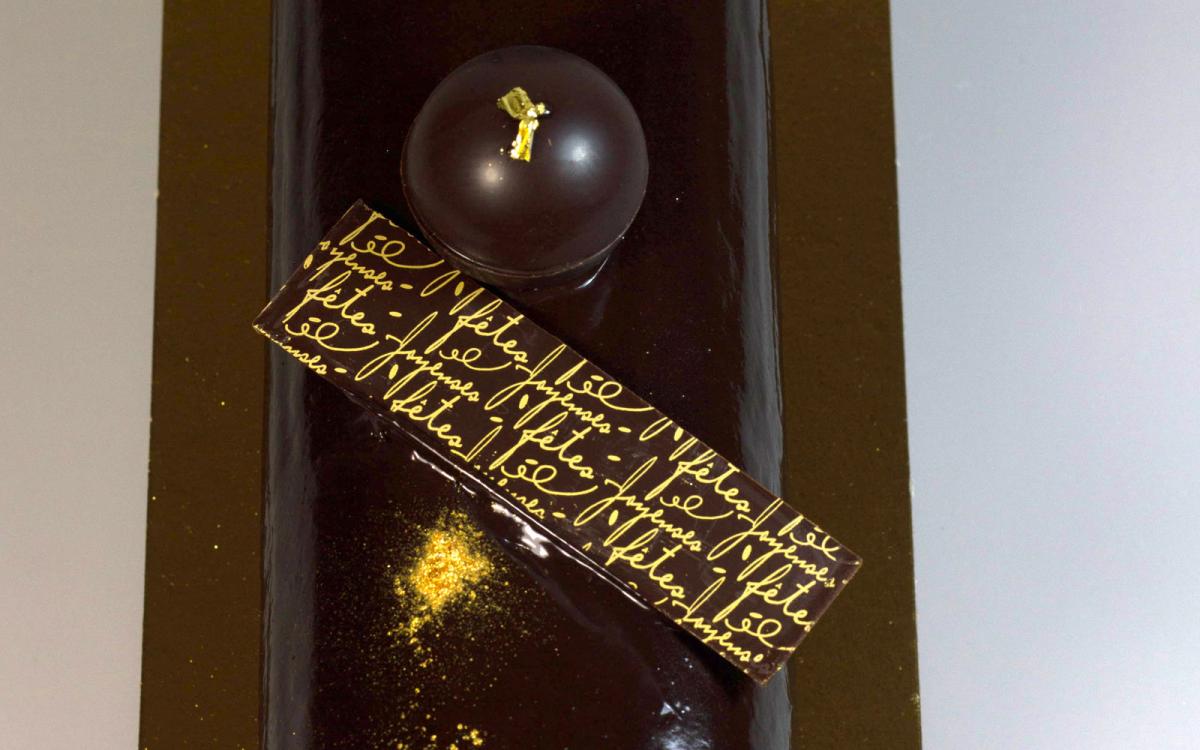 Bûche 3 chocolats
