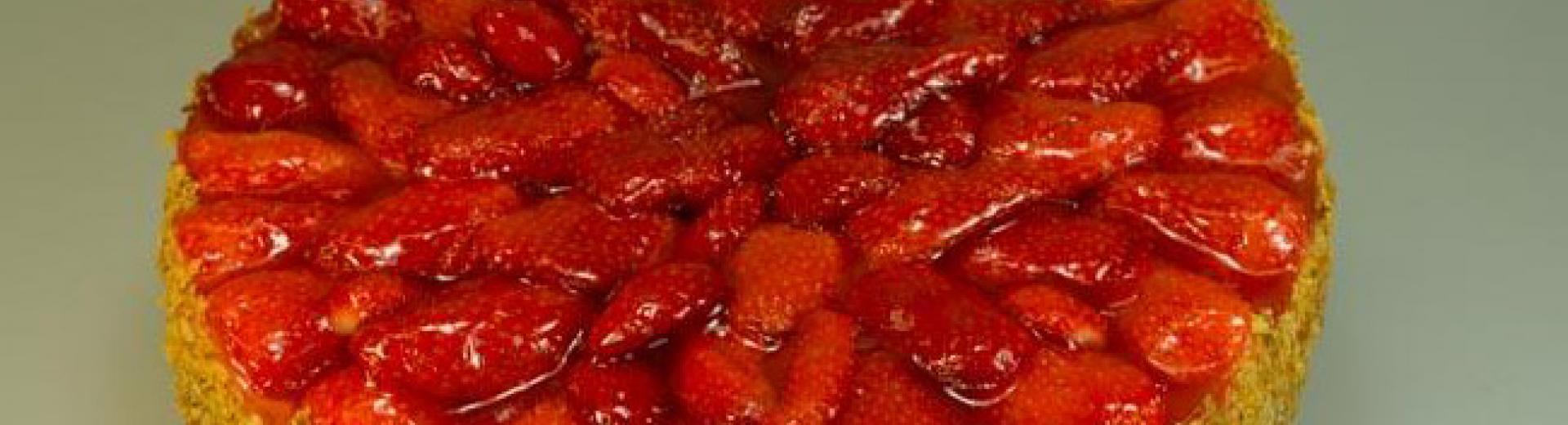 Tarte aux fraises BIO